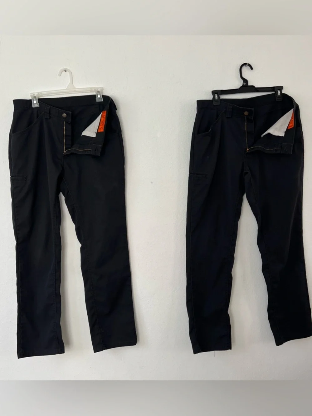 Set of 2 Red Kap Men's Black Cargo Pants with Five Pockets Size  34”x 32” - Picture 10 of 12